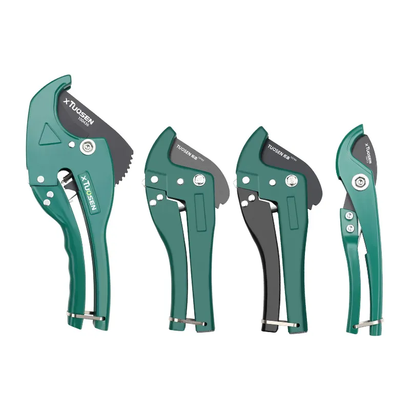 Heavy Duty PPR Pipe Cutter & PVC Tube Shears – Ratcheting Plastic Pipe Cutting Tool for PVC, PPR, PE Pipes, Quick & Clean Cuts for Plumbing & DIY